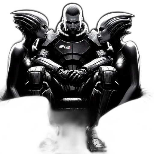 robot, concept art, comic book art, cyberpunk transparent PNG cut-out
