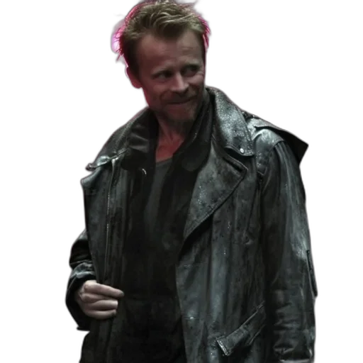 jacket, staff, weapon, face transparent PNG cut-out