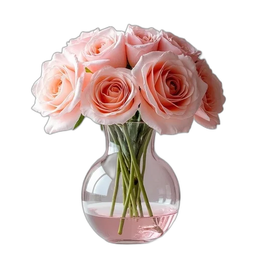flower, jewelry, photorealistic, 3d render transparent PNG cut-out
