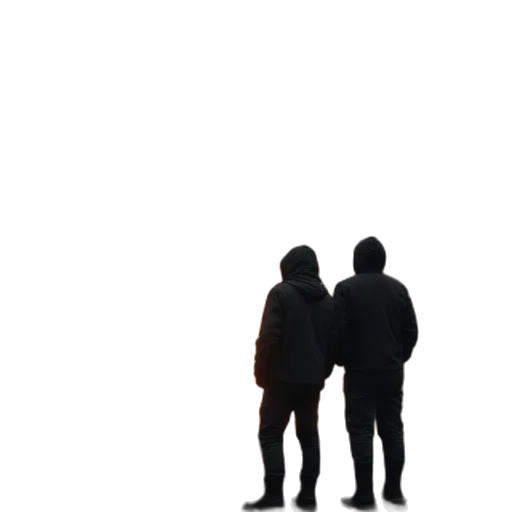 jacket, umbrella, staff, mask transparent PNG cut-out