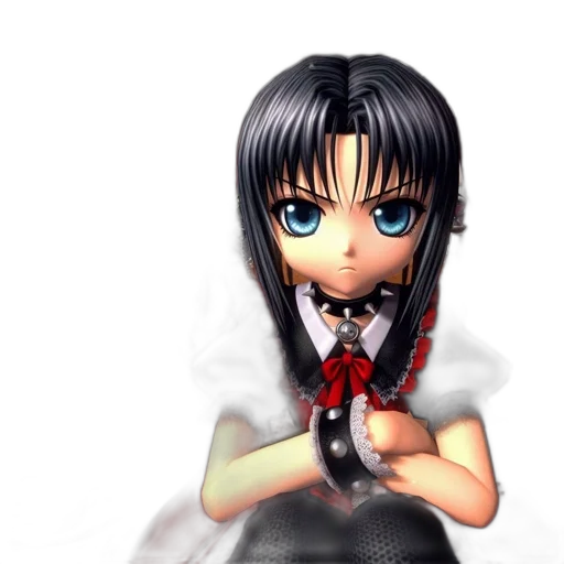 3d render, photorealistic, anime, pixel art transparent PNG cut-out
