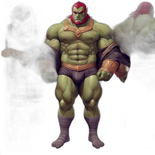 concept art, comic book art, fantasy art, 3d render transparent PNG cut-out
