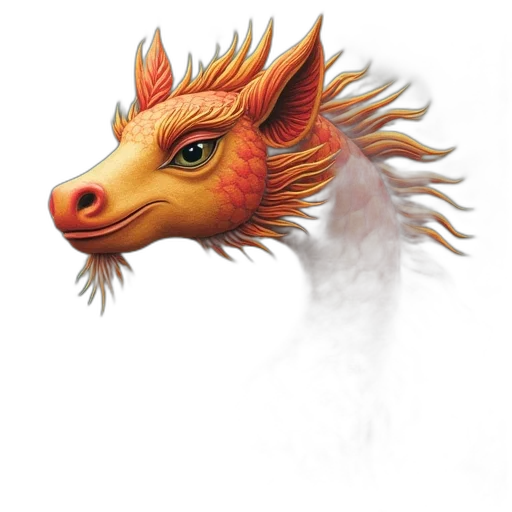 dragon, creature, animal, mask transparent PNG cut-out