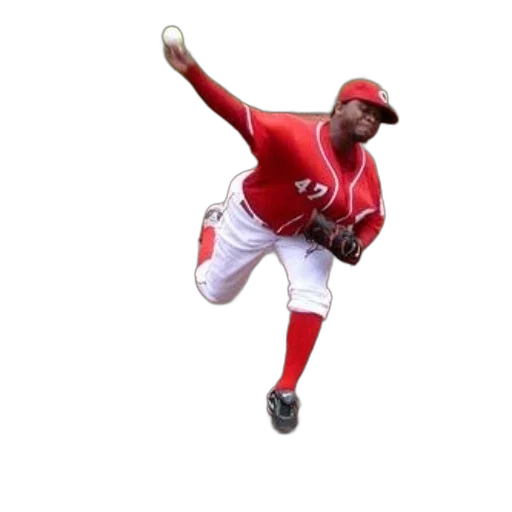 staff, photorealistic, 3d render, baseball transparent PNG cut-out