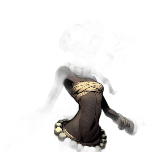 mask, staff, shoes, weapon transparent PNG cut-out