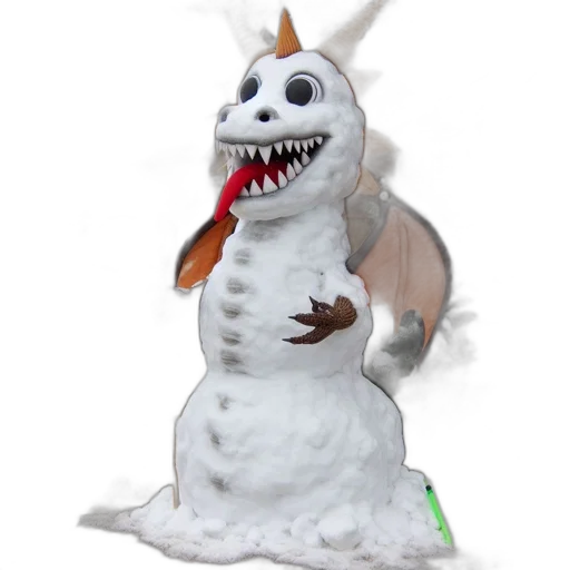 creature, dragon, staff, animal transparent PNG cut-out
