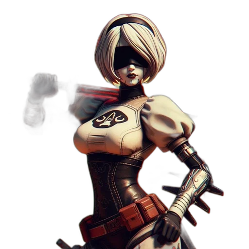 robot, weapon, staff, concept art transparent PNG cut-out