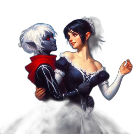 dress, mask, robot, fantasy art transparent PNG cut-out