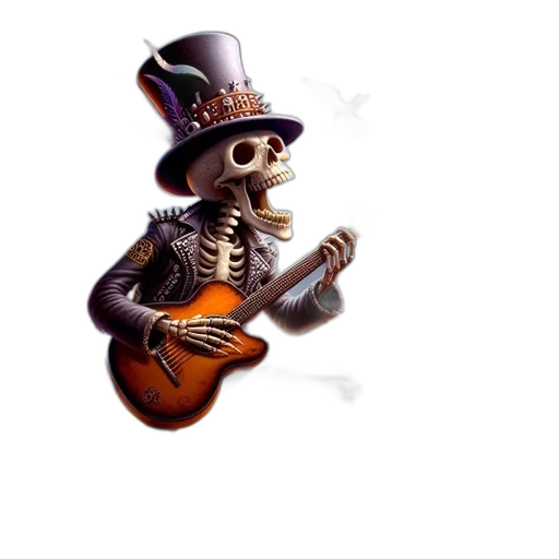 robot, hat, jacket, 3d render transparent PNG cut-out