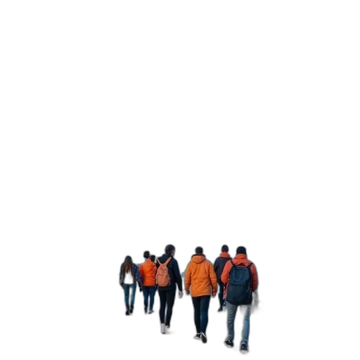 jacket, staff, umbrella, hat transparent PNG cut-out