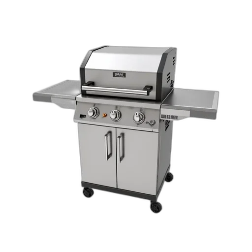 3d render, stainless, steel, commercial transparent PNG cut-out