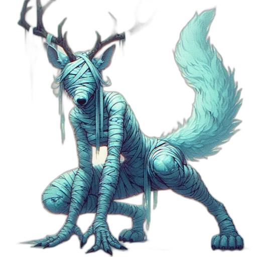 creature, staff, dragon, animal transparent PNG cut-out