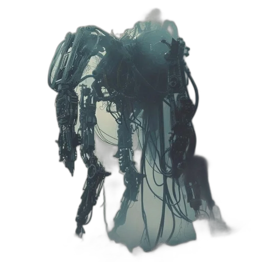 robot, dress, mask, creature transparent PNG cut-out