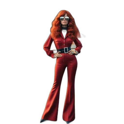 concept art, 3d render, comic book art, woman transparent PNG cut-out