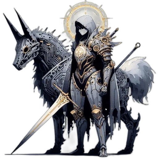 dragon, sword, weapon, staff transparent PNG cut-out