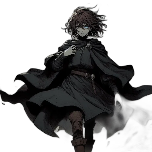 mask, weapon, staff, jacket transparent PNG cut-out