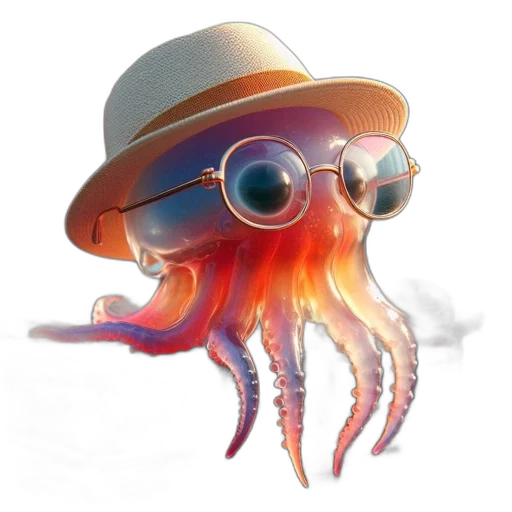 hat, creature, animal, jacket transparent PNG cut-out