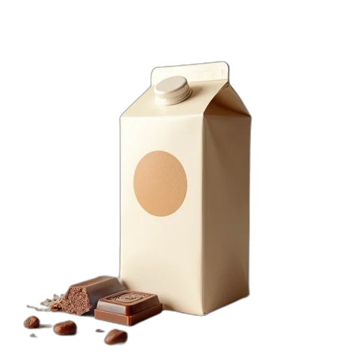 food, bottle, 3d render, earth tones transparent PNG cut-out