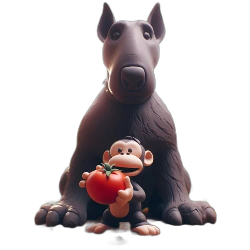 animal, 3d render, photorealistic, concept art transparent PNG cut-out