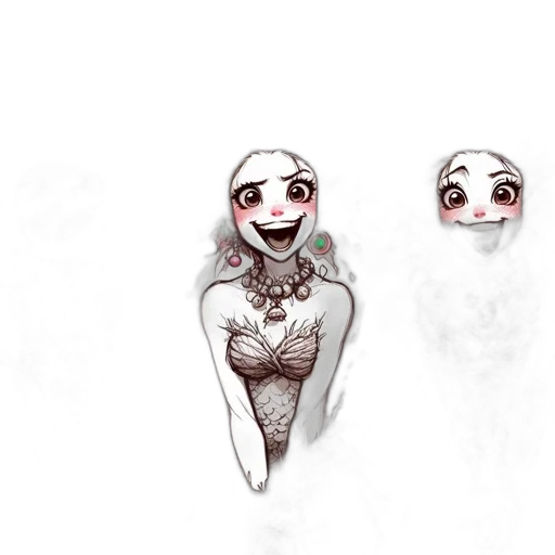 mask, dress, creature, face transparent PNG cut-out