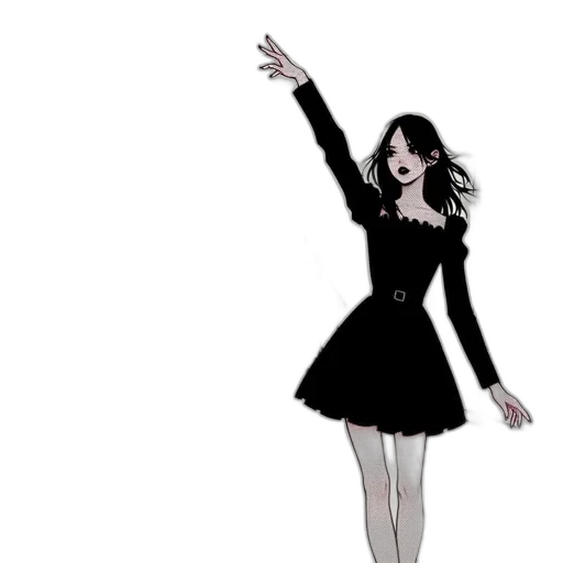 dress, cartoon, concept art, pixel art transparent PNG cut-out