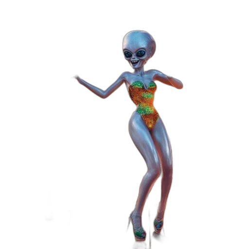robot, creature, dress, jewelry transparent PNG cut-out