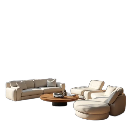 furniture, 3d render, photorealistic, concept art transparent PNG cut-out