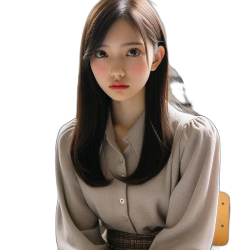 jacket, staff, face, jewelry transparent PNG cut-out