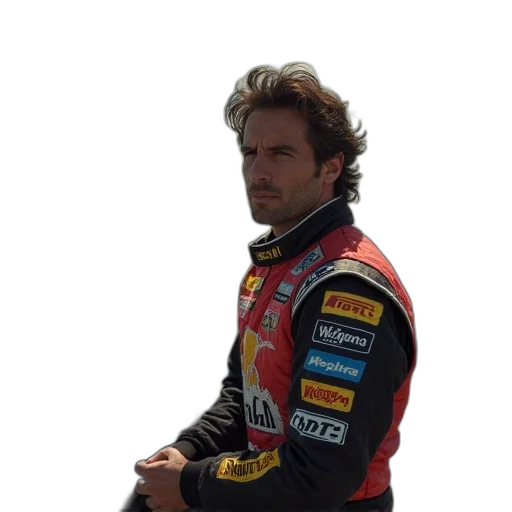 jacket, staff, car, hair transparent PNG cut-out
