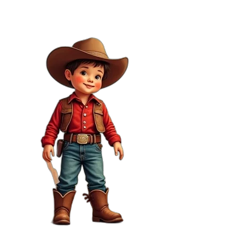 hat, jacket, animal, 3d render transparent PNG cut-out