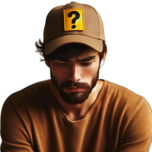 hat, face, jacket, hair transparent PNG cut-out