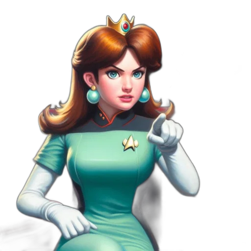 crown, dress, staff, concept art transparent PNG cut-out