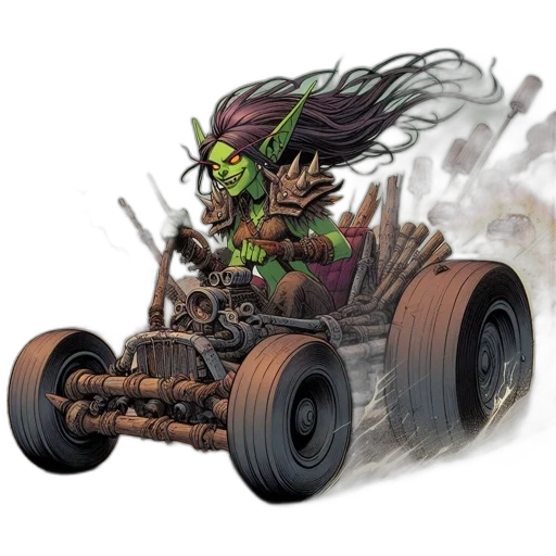car, weapon, concept art, fantasy art transparent PNG cut-out