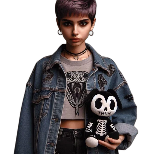 jacket, jewelry, concept art, cartoon transparent PNG cut-out