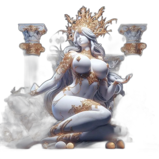 crown, jewelry, concept art, fantasy art transparent PNG cut-out