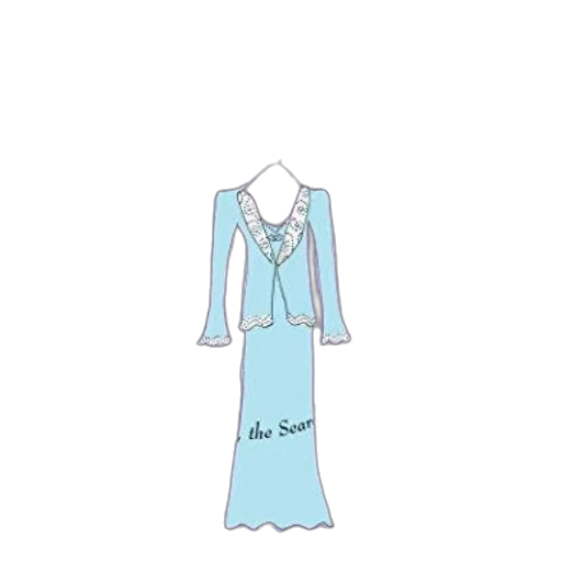 dress, staff, concept art, 3d render transparent PNG cut-out