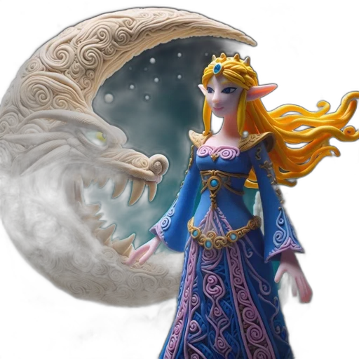 dragon, staff, fantasy art, concept art transparent PNG cut-out