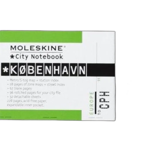 moleskine, city, notebook, copenhagen transparent PNG cut-out