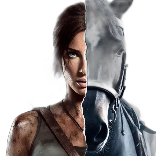 animal, weapon, photorealistic, fantasy art transparent PNG cut-out