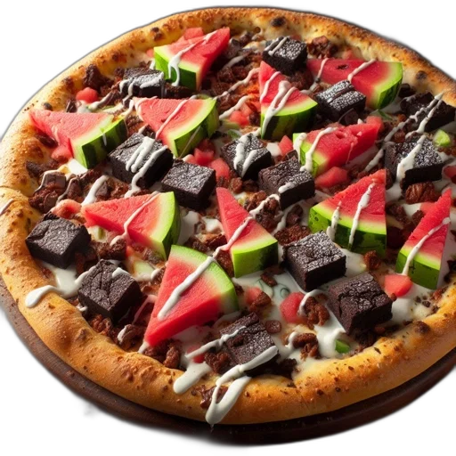 food, pizza, unconventional, toppings transparent PNG cut-out