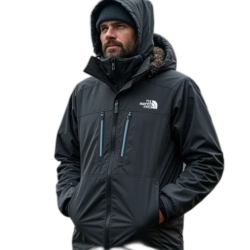 jacket, staff, north, face transparent PNG cut-out