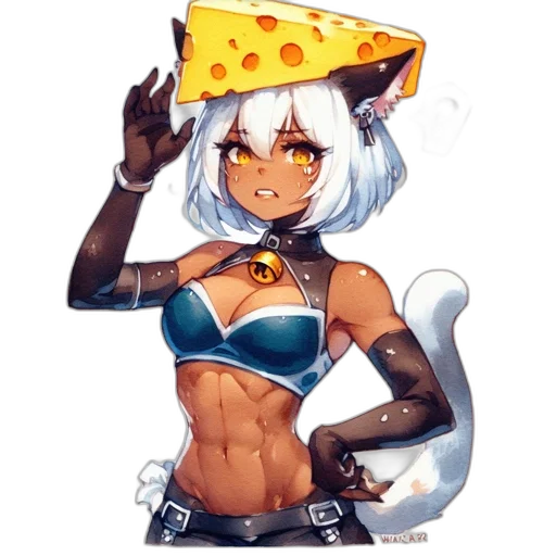 staff, animal, food, pixel art transparent PNG cut-out