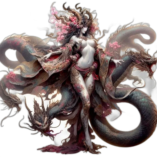 dragon, creature, concept art, fantasy art transparent PNG cut-out