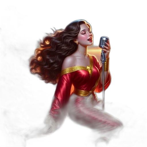 comic book art, concept art, fantasy art, photorealistic transparent PNG cut-out