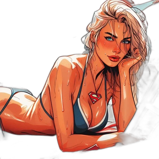 comic book art, concept art, watercolor, cartoon transparent PNG cut-out