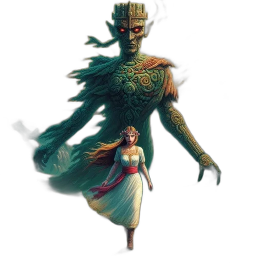 creature, dress, concept art, fantasy art transparent PNG cut-out