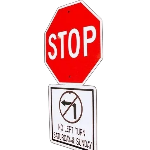 weapon, stop, sign, left transparent PNG cut-out
