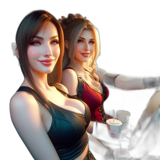 3d render, concept art, photorealistic, fantasy art transparent PNG cut-out