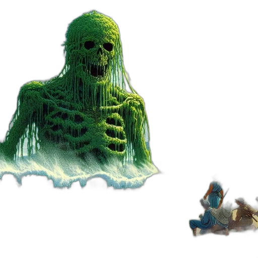 creature, concept art, pixel art, 3d render transparent PNG cut-out