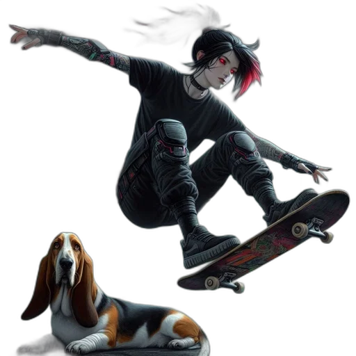 animal, concept art, 3d render, photorealistic transparent PNG cut-out